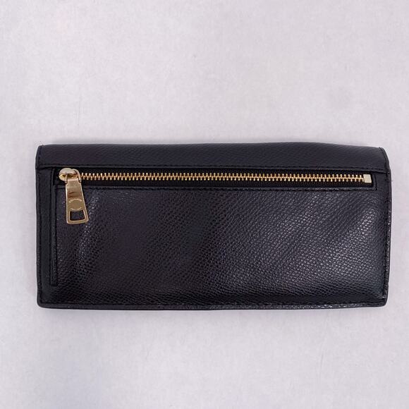 Coach Black Leather Slim Envelope Wallet - Picture 3 of 5
